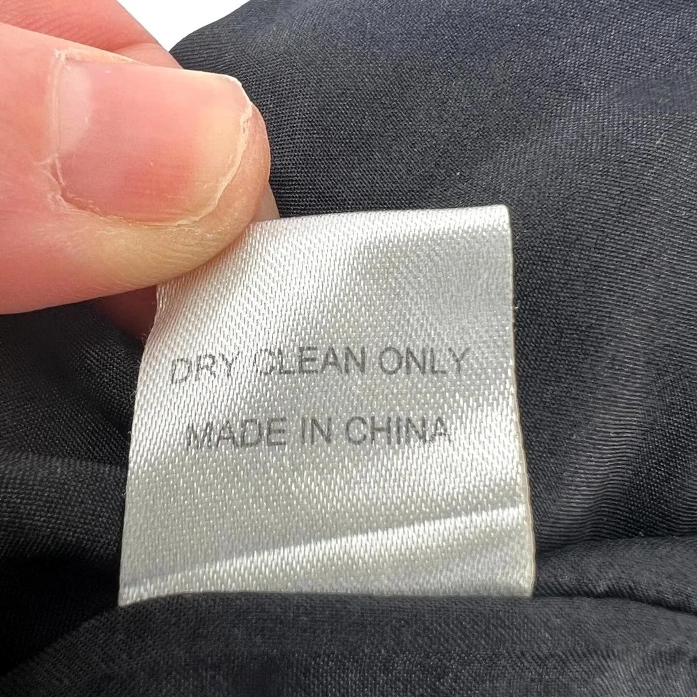 Sea New York Black Lace Crepe Drop Waist Tunic Dress EUC - Picture 12 of 12